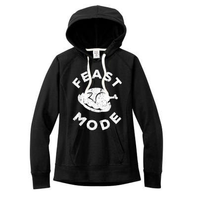 Feast Mode Thanksgiving Day Women's Fleece Hoodie