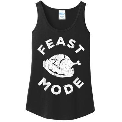 Feast Mode Thanksgiving Day Ladies Essential Tank