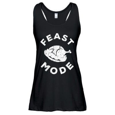 Feast Mode Thanksgiving Day Ladies Essential Flowy Tank