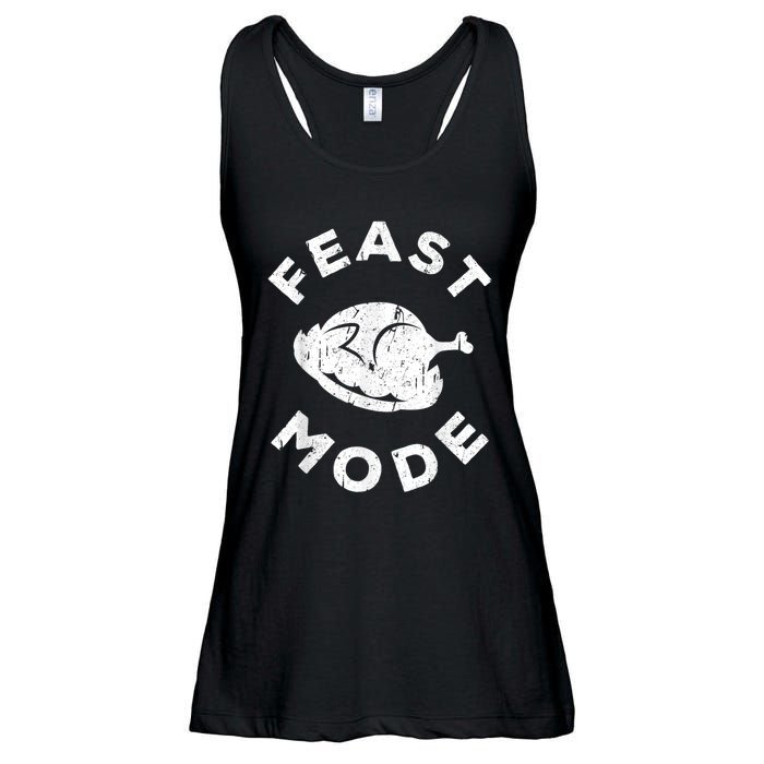 Feast Mode Thanksgiving Day Ladies Essential Flowy Tank