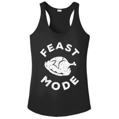 Feast Mode Thanksgiving Day Ladies PosiCharge Competitor Racerback Tank