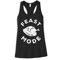 Feast Mode Thanksgiving Day Women's Racerback Tank