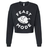 Feast Mode Thanksgiving Day Cropped Pullover Crew