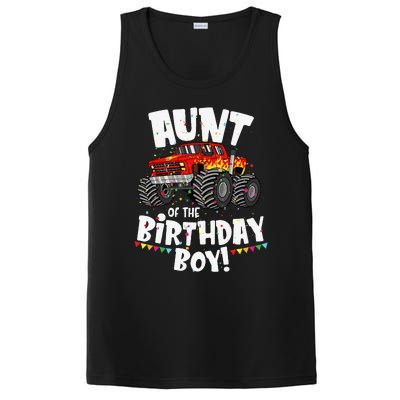 Funny Monster Truck Aunt Of The Birthday Gift PosiCharge Competitor Tank