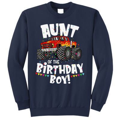 Funny Monster Truck Aunt Of The Birthday Gift Sweatshirt