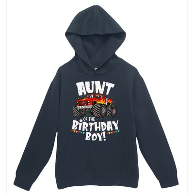 Funny Monster Truck Aunt Of The Birthday Gift Urban Pullover Hoodie