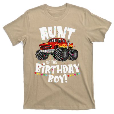 Funny Monster Truck Aunt Of The Birthday Gift T-Shirt