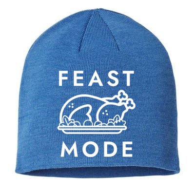 Feast Mode Thanksgiving Turkey Cute Gift Sustainable Beanie