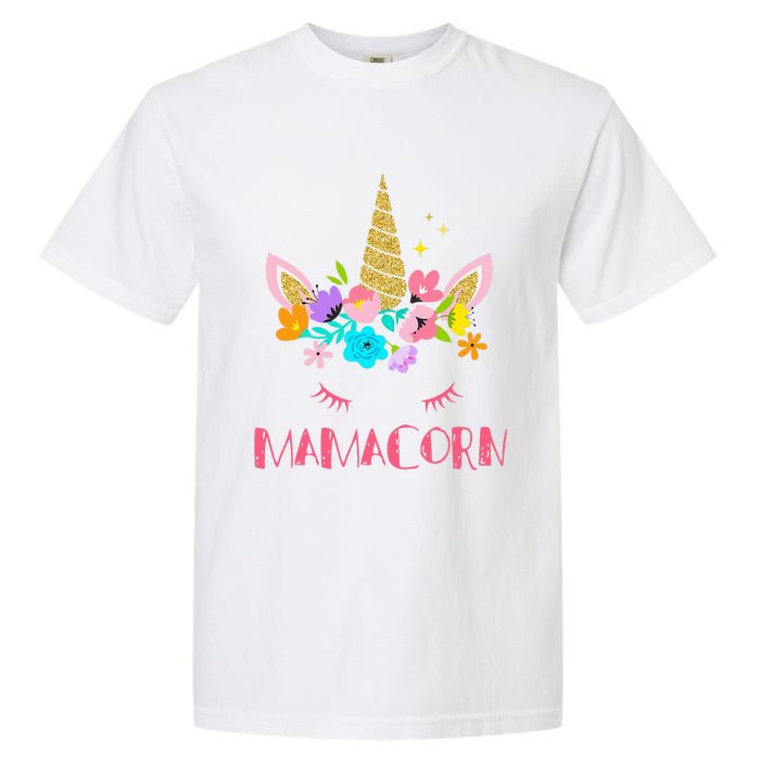 Funny Mamacorn Unicorn Costume Mom Mother's Day Garment-Dyed Heavyweight T-Shirt