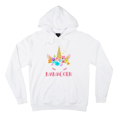 Funny Mamacorn Unicorn Costume Mom Mother's Day Hoodie