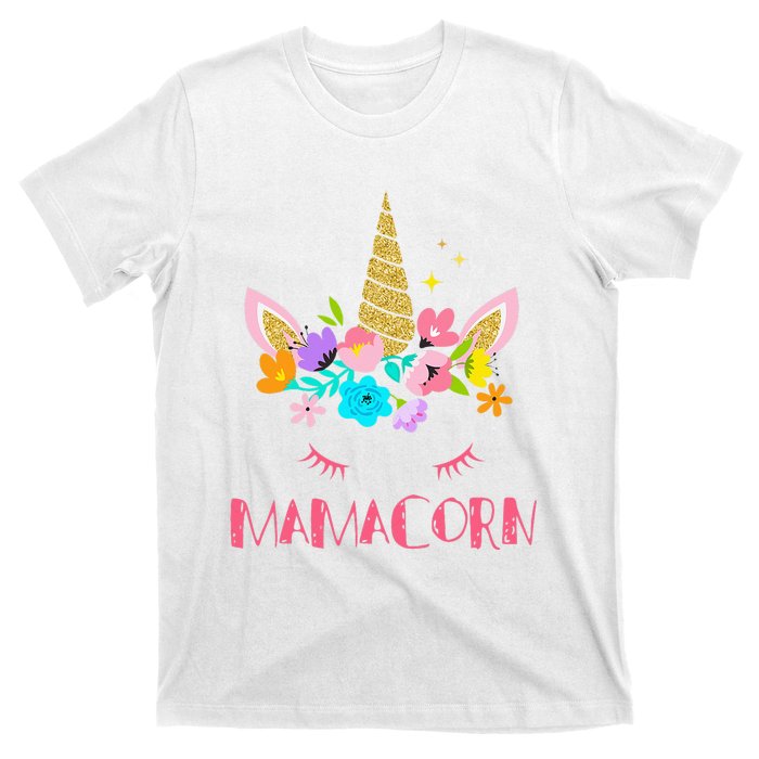 Funny Mamacorn Unicorn Costume Mom Mother's Day T-Shirt