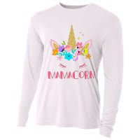 Funny Mamacorn Unicorn Costume Mom Mother's Day Cooling Performance Long Sleeve Crew