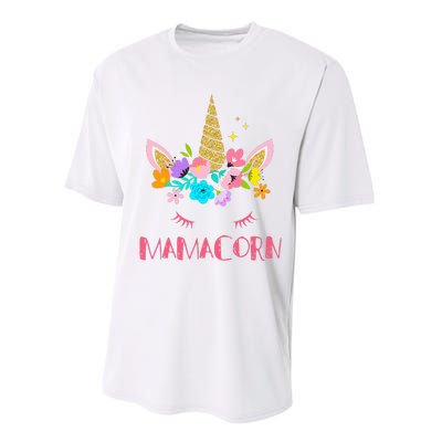 Funny Mamacorn Unicorn Costume Mom Mother's Day Performance Sprint T-Shirt