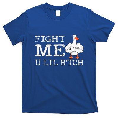 Fight Me U Lil Bitch Muscle Duck T-Shirt