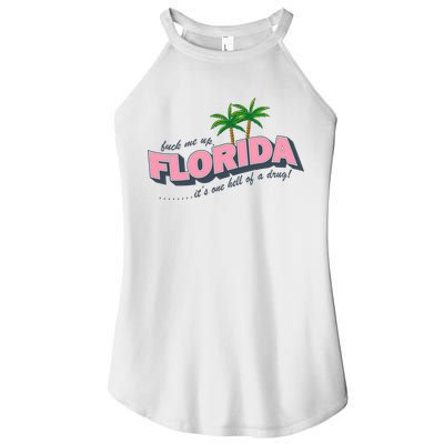 Fuck Me Up Florida Its One Hell Of A Drug Ttpd Women's Perfect Tri Rocker Tank