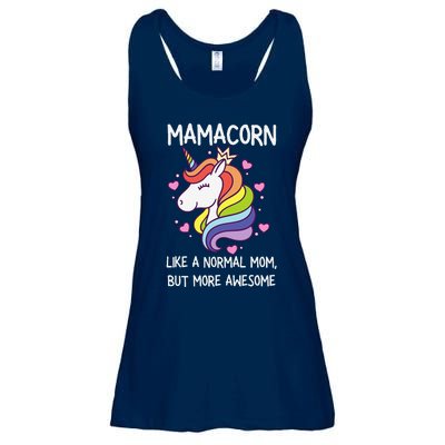 Funny Mamacorn Unicorn Costume Mom MotherS Day Ladies Essential Flowy Tank