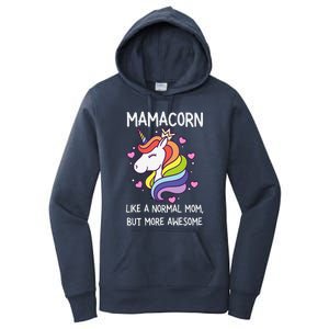 Funny Mamacorn Unicorn Costume Mom MotherS Day Women's Pullover Hoodie