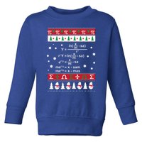 Funny Math Ugly Christmas Gift Merry Xmas In Math Equation Funny Gift Toddler Sweatshirt