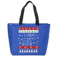 Funny Math Ugly Christmas Gift Merry Xmas In Math Equation Funny Gift Zip Tote Bag