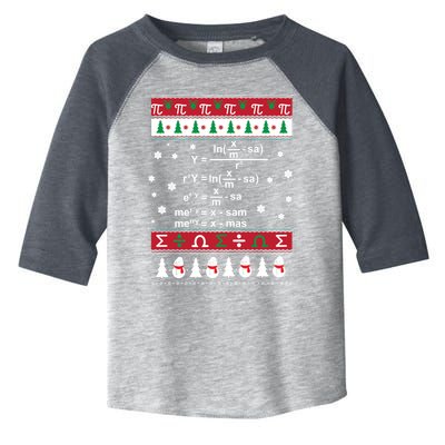 Funny Math Ugly Christmas Gift Merry Xmas In Math Equation Funny Gift Toddler Fine Jersey T-Shirt