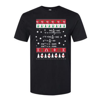 Funny Math Ugly Christmas Gift Merry Xmas In Math Equation Funny Gift Softstyle CVC T-Shirt