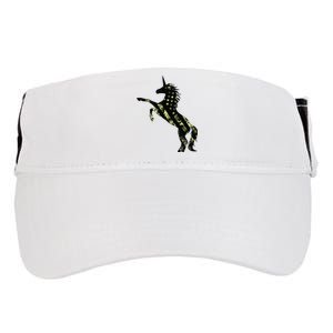 Funny Military Unicorn 4th Of July, Cute Camo Army Unicorn Adult Drive Performance Visor