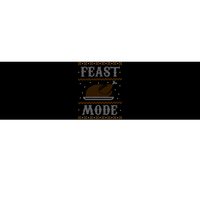 Feast Mode Ugly Sweater Thanksgiving Dinner Bumper Sticker