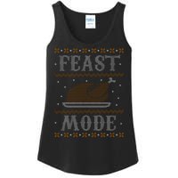 Feast Mode Ugly Sweater Thanksgiving Dinner Ladies Essential Tank