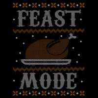 Feast Mode Ugly Sweater Thanksgiving Dinner Premium T-Shirt
