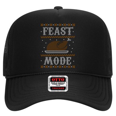 Feast Mode Ugly Sweater Thanksgiving Dinner Trucker Hat