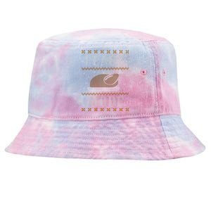 Feast Mode Ugly Sweater Thanksgiving Dinner Tie-Dyed Bucket Hat