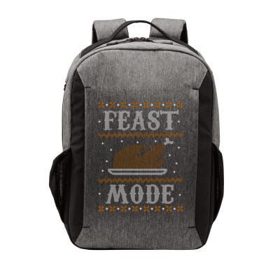 Feast Mode Ugly Sweater Thanksgiving Dinner Vector Backpack
