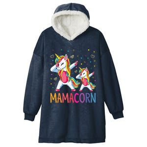 Funny Mamacorn Unicorn Costume Mom MotherS Day Hooded Wearable Blanket