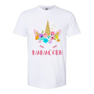 Funny Mamacorn Unicorn Costume Mom MotherS Day Softstyle CVC T-Shirt