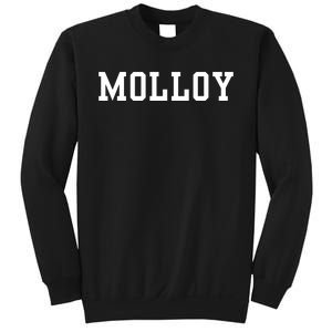 Funny Molloy University Sweatshirt