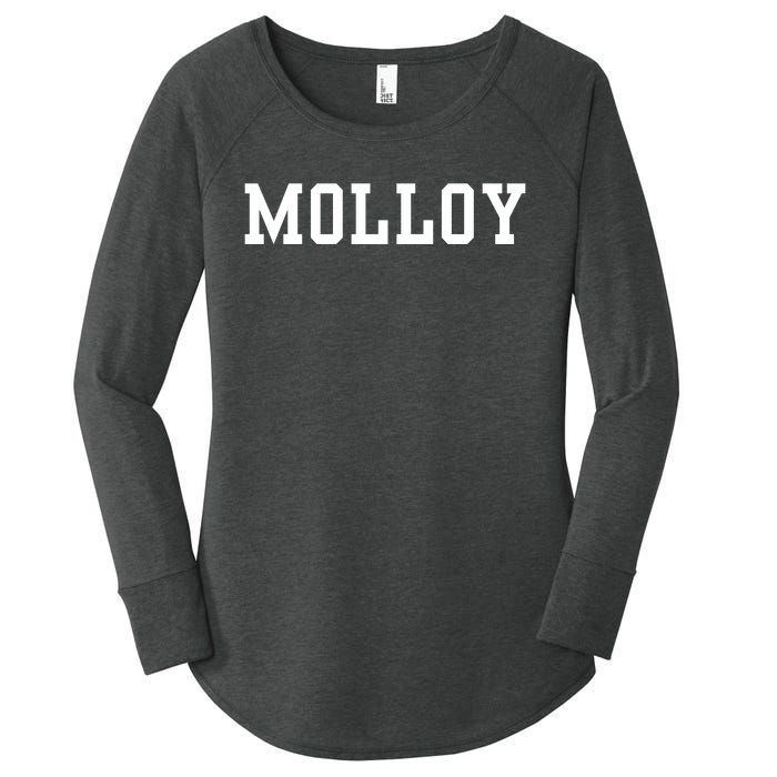 Funny Molloy University Women's Perfect Tri Tunic Long Sleeve Shirt