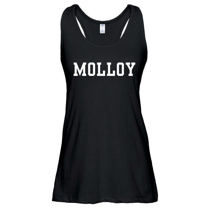 Funny Molloy University Ladies Essential Flowy Tank