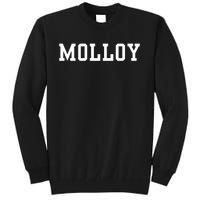 Funny Molloy University Tall Sweatshirt