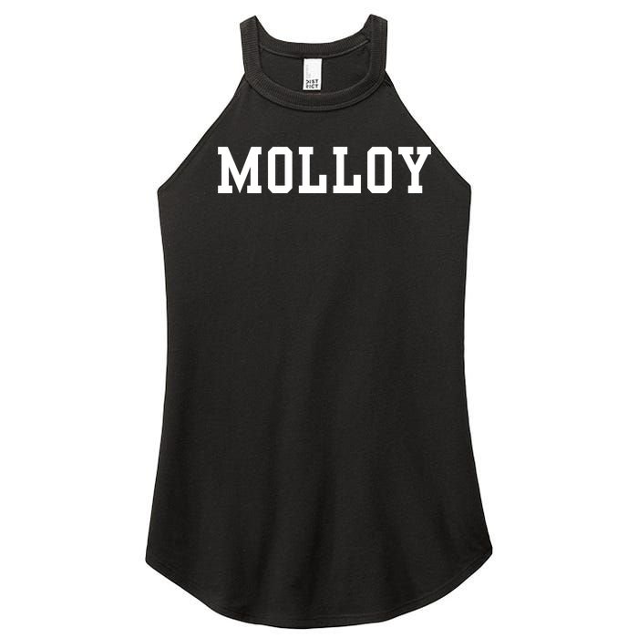 Funny Molloy University Women's Perfect Tri Rocker Tank