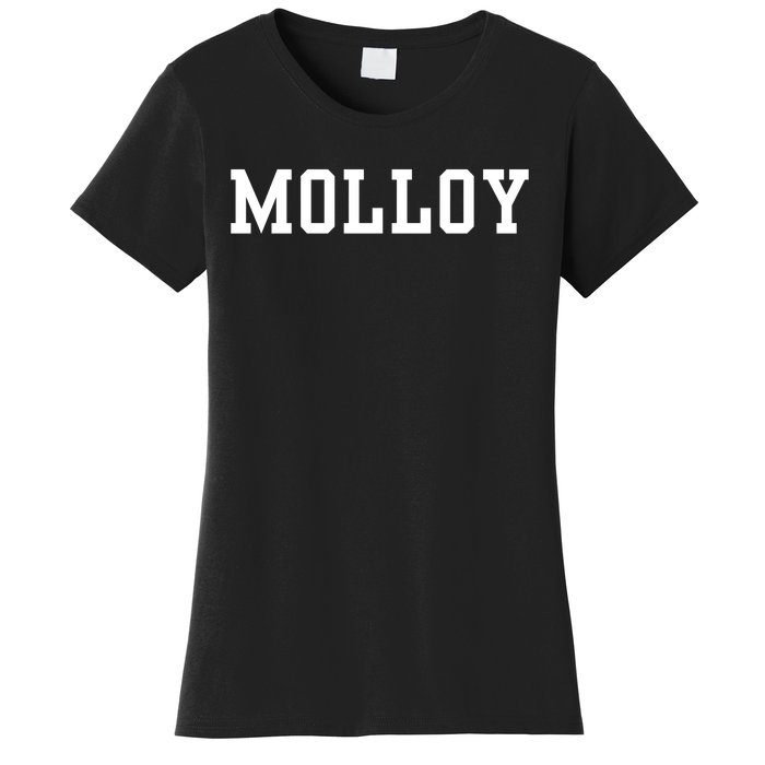 Funny Molloy University Women's T-Shirt