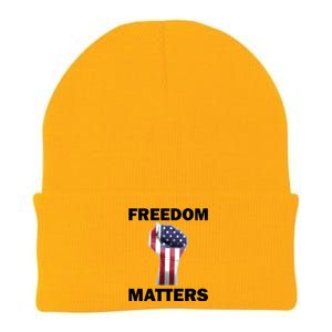 Freedom Matters USA American Fist Knit Cap Winter Beanie