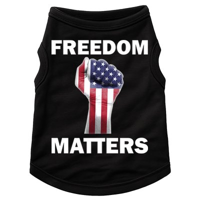 Freedom Matters USA American Fist Doggie Tank
