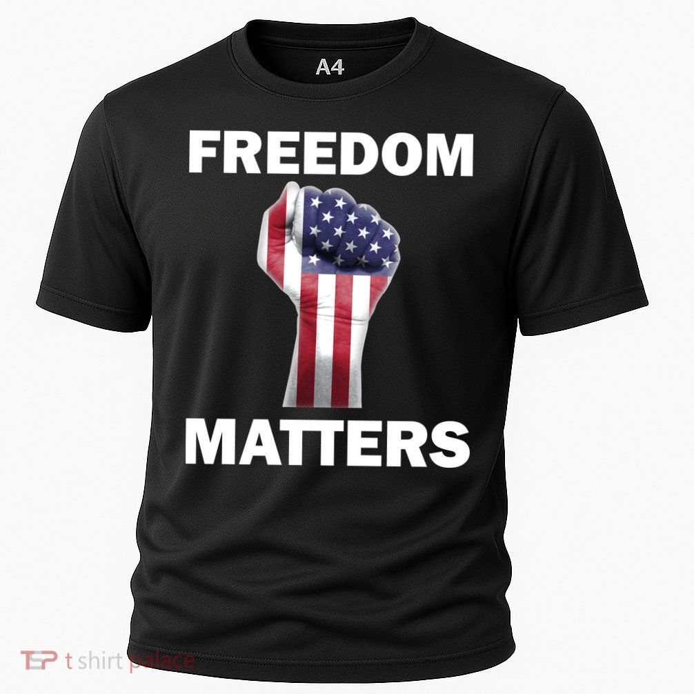 Freedom Matters USA American Fist Cooling Performance Crew T-Shirt