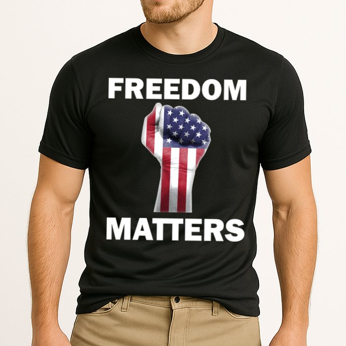 Freedom Matters USA American Fist Cooling Performance Crew T-Shirt