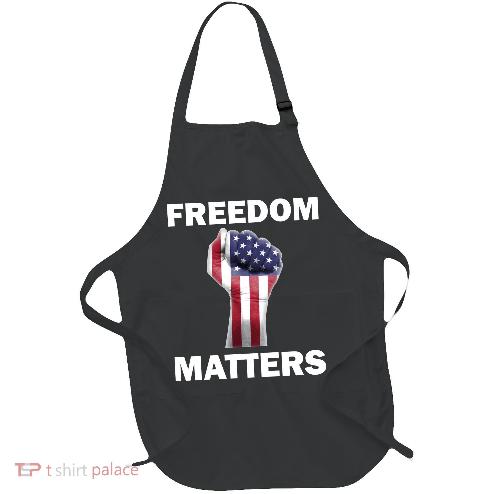 Freedom Matters USA American Fist Full-Length Apron With Pockets