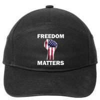 Freedom Matters USA American Fist 7-Panel Snapback Hat