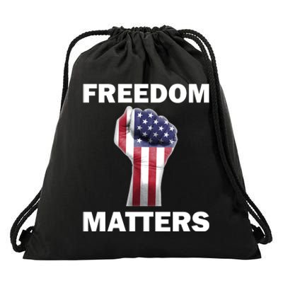 Freedom Matters USA American Fist Drawstring Bag