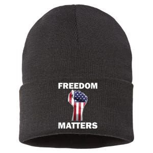 Freedom Matters USA American Fist Sustainable Knit Beanie