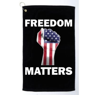 Freedom Matters USA American Fist Golf Towel