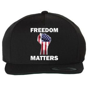 Freedom Matters USA American Fist Wool Snapback Cap